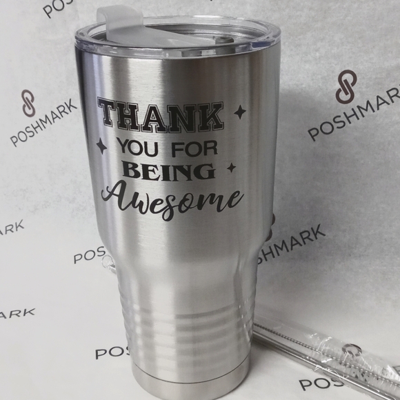 Tumbler Thank You For Being Awesome Stainless Steal 30oz Tumbler - Picture 1 of 5